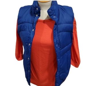 Tommy Hilfiger Stand Up Collar Puffer Vest Size Small